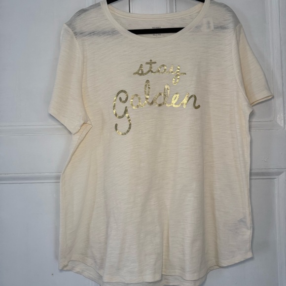 Old Navy Tops - Old Navy NWT EveryWear "Stay Golden" Graphic Tee - XL